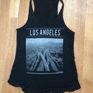 black tank top